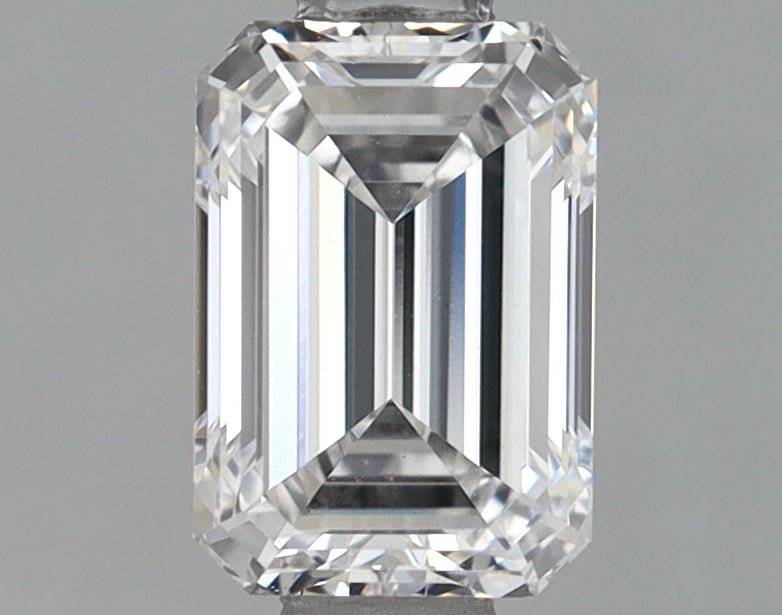 0.81 Carat Emerald Shaped Ideal Cut VS1 IGI Certified Lab Grown Diamond
