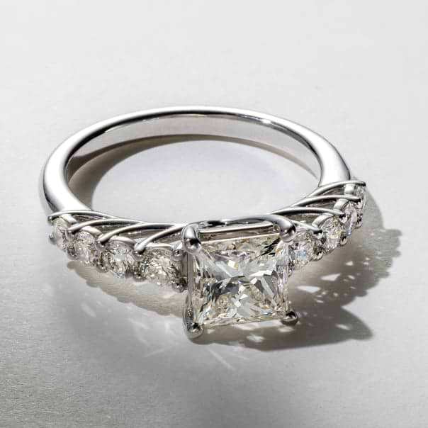 Side Stone Engagement Rings