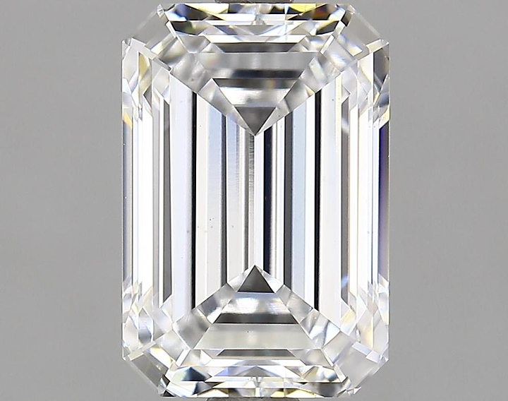 2.09 Carat Emerald Shaped Ideal Cut VS2 GIA Certified Lab Grown Diamond