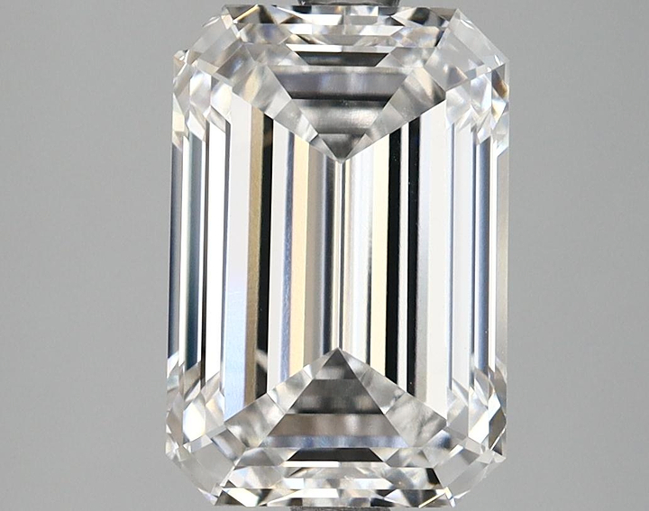 3.55 Carat Emerald Shaped Ideal Cut VVS2 GIA Certified Lab Grown Diamond