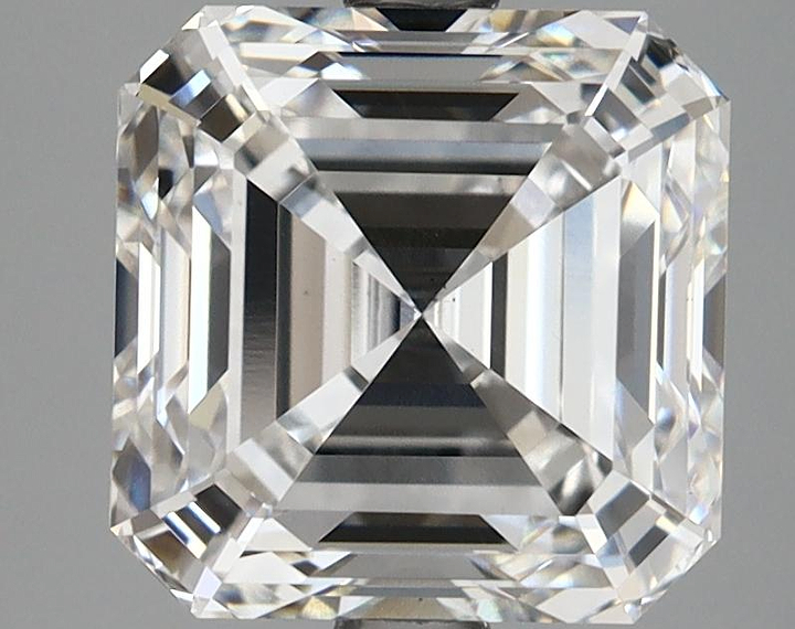 3.58 Carat Asscher Shaped Very Good Cut VS2 GIA Certified Lab Grown Diamond