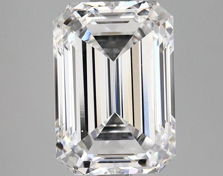 3.08 Carat Emerald Shaped Ideal Cut VS1 GIA Certified Lab Grown Diamond