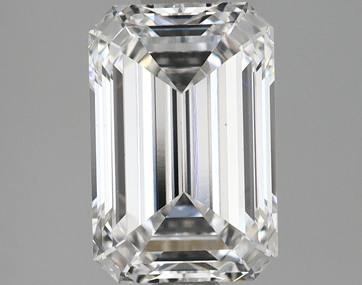 1.97 Carat Emerald Shaped Excellent Cut VS1 GIA Certified Lab Grown Diamond