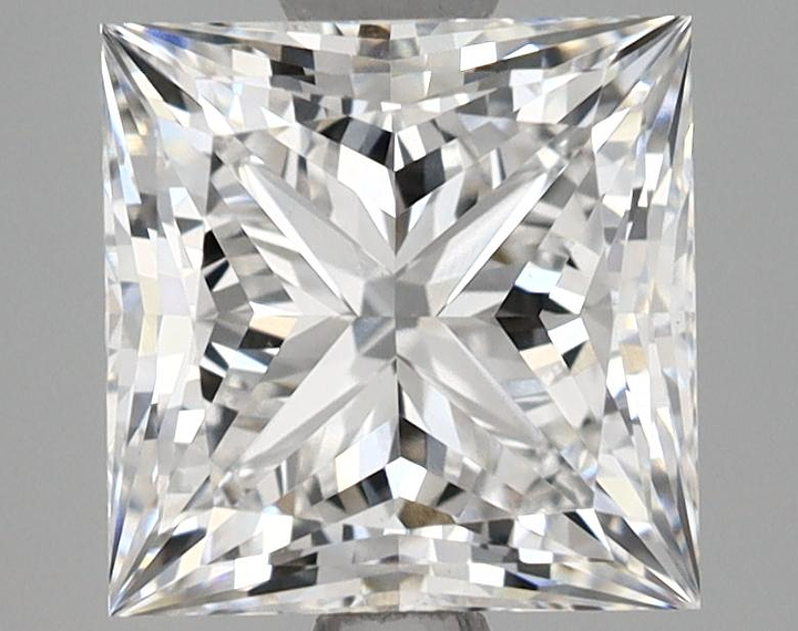 2.55 Carat Princess Shaped Ideal Cut VS1 GIA Certified Lab Grown Diamond