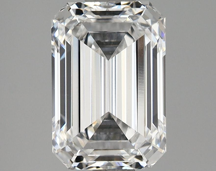 1.7 Carat Emerald Shaped Ideal Cut VS1 GIA Certified Lab Grown Diamond