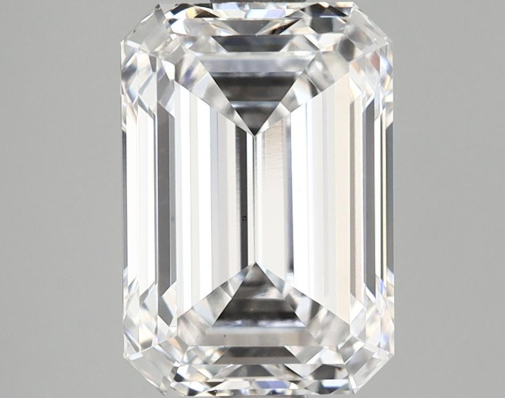 2.18 Carat Emerald Shaped Ideal Cut VS2 GIA Certified Lab Grown Diamond