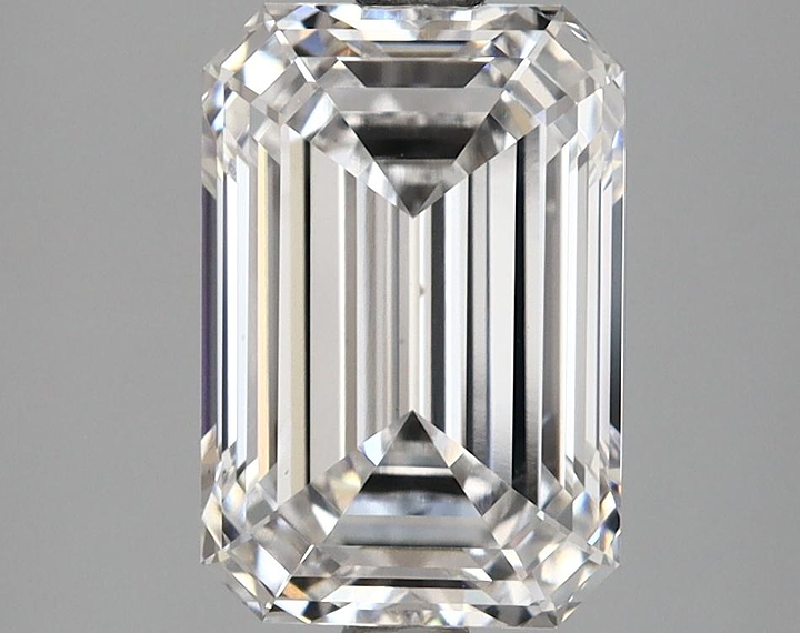 3.1 Carat Emerald Shaped Ideal Cut VS2 GIA Certified Lab Grown Diamond