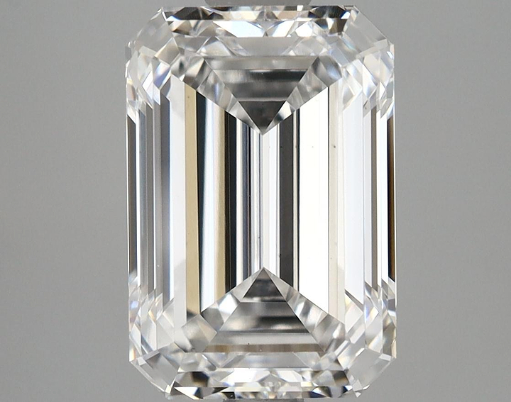 3.01 Carat Emerald Shaped Ideal Cut VS2 GIA Certified Lab Grown Diamond