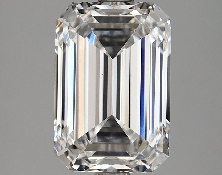 3.16 Carat Emerald Shaped Ideal Cut VS1 GIA Certified Lab Grown Diamond