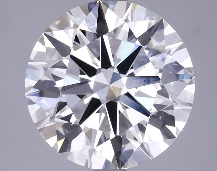 3.63 Carat Round Shaped Excellent Cut VS2 GIA Certified Lab Grown Diamond