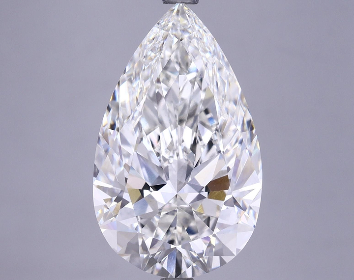 6.1 Carat Pear Shaped Ideal Cut VS2 GIA Certified Lab Grown Diamond