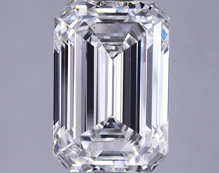 2.86 Carat Emerald Shaped Very Good Cut VS2 GIA Certified Lab Grown Diamond
