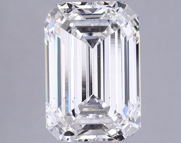 2.05 Carat Emerald Shaped Very Good Cut SI1 GIA Certified Lab Grown Diamond