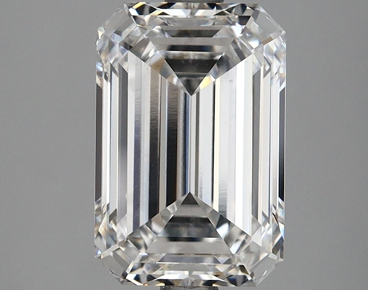 3.09 Carat Emerald Shaped Excellent Cut VS1 GIA Certified Lab Grown Diamond