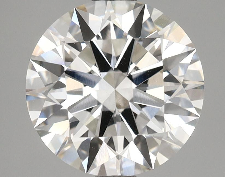 2.67 Carat Round Shaped Excellent Cut VVS2 GIA Certified Lab Grown Diamond