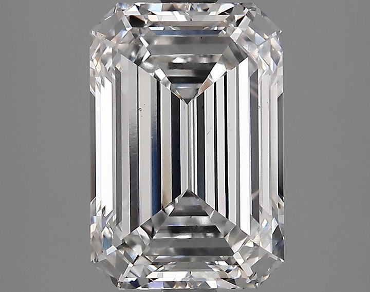 3.19 Carat Emerald Shaped Ideal Cut VS1 GIA Certified Lab Grown Diamond