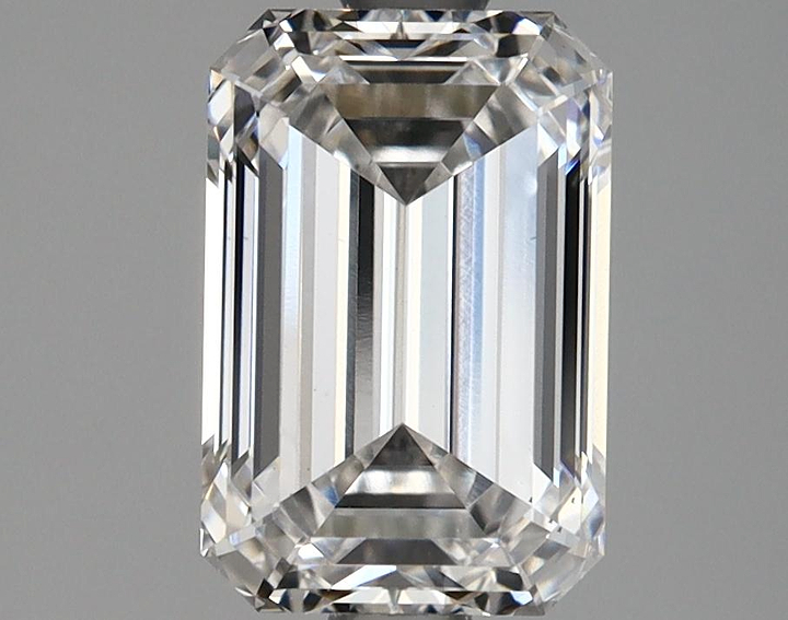 2.14 Carat Emerald Shaped Excellent Cut VS2 GIA Certified Lab Grown Diamond