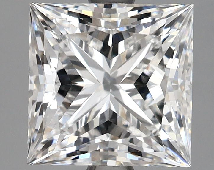 2.69 Carat Princess Shaped Ideal Cut VVS2 GIA Certified Lab Grown Diamond
