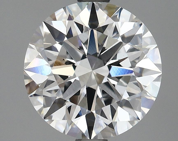 2.69 Carat Round Shaped Excellent Cut VS2 GIA Certified Lab Grown Diamond