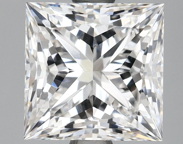 2.11 Carat Princess Shaped Ideal Cut VS1 GIA Certified Lab Grown Diamond