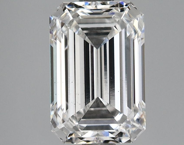 2.11 Carat Emerald Shaped Excellent Cut VS2 GIA Certified Lab Grown Diamond