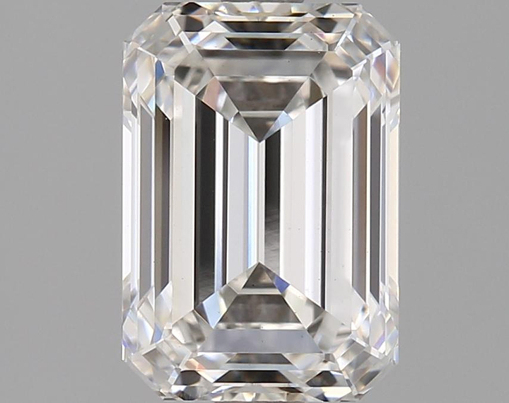 2.1 Carat Emerald Shaped Ideal Cut VS1 GIA Certified Lab Grown Diamond