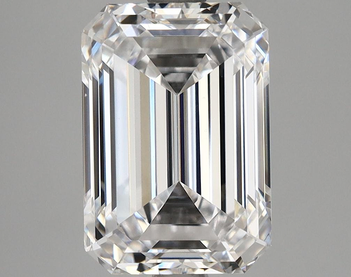 3.12 Carat Emerald Shaped Ideal Cut VS1 GIA Certified Lab Grown Diamond