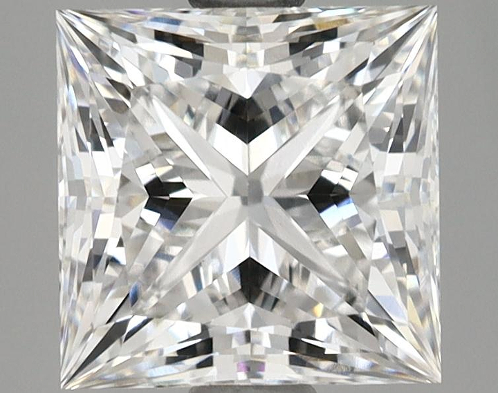 2.16 Carat Princess Shaped Very Good Cut VVS2 GIA Certified Lab Grown Diamond