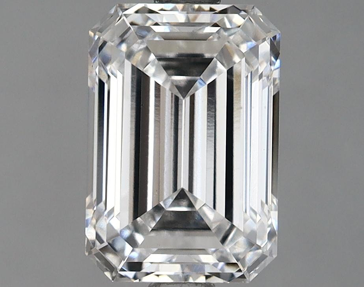 2.17 Carat Emerald Shaped Ideal Cut VS1 GIA Certified Lab Grown Diamond