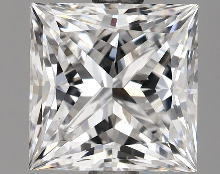 2.08 Carat Princess Shaped Very Good Cut VS2 GIA Certified Lab Grown Diamond