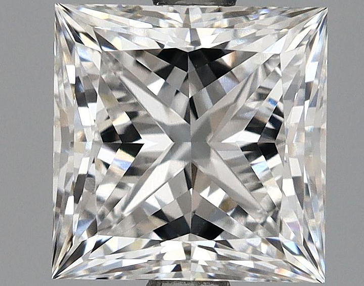 2.14 Carat Princess Shaped Ideal Cut VS1 GIA Certified Lab Grown Diamond