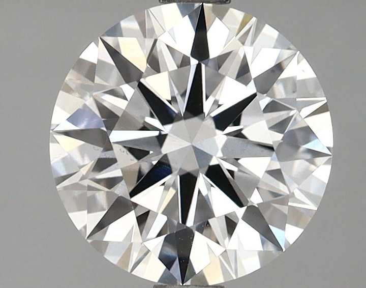 2.06 Carat Round Shaped Excellent Cut VS2 GIA Certified Lab Grown Diamond