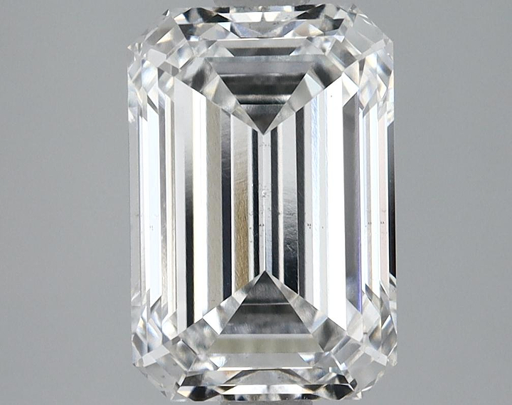 2.51 Carat Emerald Shaped Very Good Cut SI1 GIA Certified Lab Grown Diamond