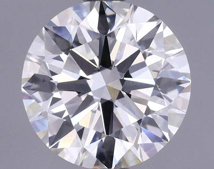 2.04 Carat Round Shaped Excellent Cut VVS2 GIA Certified Lab Grown Diamond