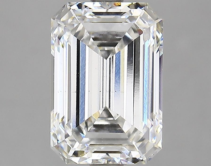 3.1 Carat Emerald Shaped Ideal Cut SI1 GIA Certified Lab Grown Diamond