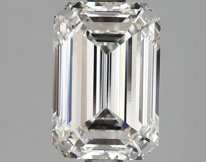 2.1 Carat Emerald Shaped Ideal Cut VS2 GIA Certified Lab Grown Diamond