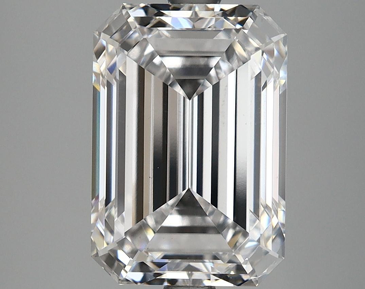 4.62 Carat Emerald Shaped Ideal Cut SI1 GIA Certified Lab Grown Diamond