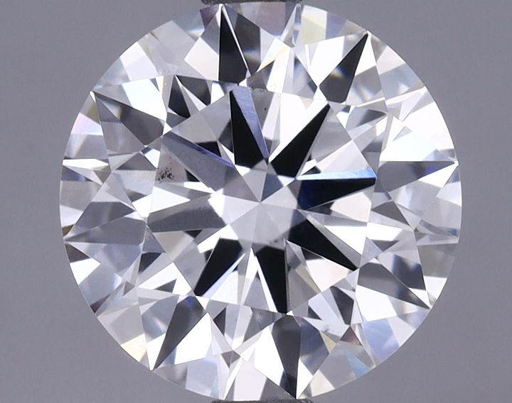 2.03 Carat Round Shaped Excellent Cut VS2 GIA Certified Lab Grown Diamond