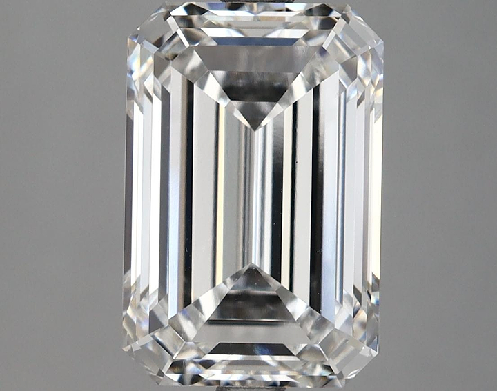 3.67 Carat Emerald Shaped Excellent Cut VS1 GIA Certified Lab Grown Diamond