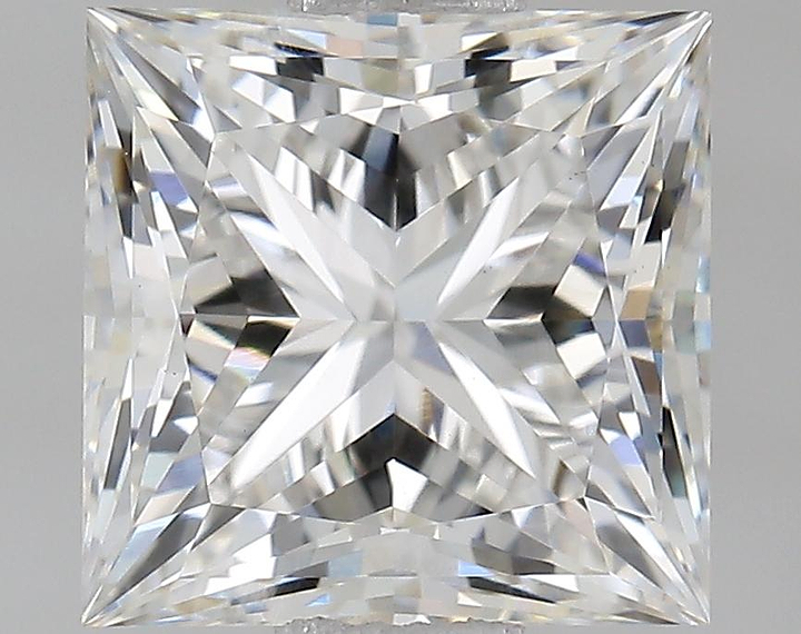 1.51 Carat Princess Shaped Ideal Cut VVS2 GIA Certified Lab Grown Diamond