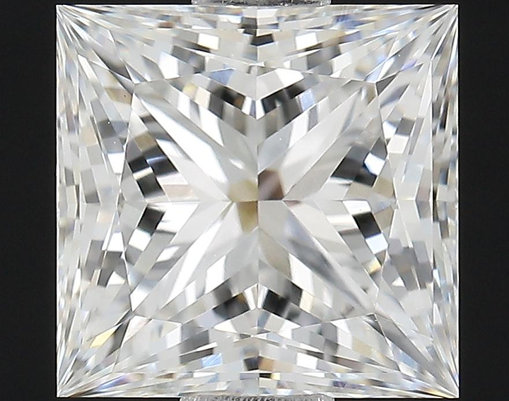 1.64 Carat Princess Shaped Very Good Cut VVS2 GIA Certified Lab Grown Diamond