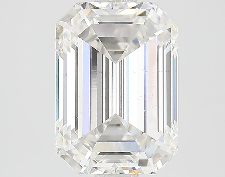 2.8 Carat Emerald Shaped Ideal Cut VS2 GIA Certified Lab Grown Diamond