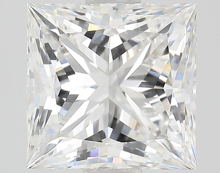 2.32 Carat Princess Shaped Very Good Cut VS2 GIA Certified Lab Grown Diamond