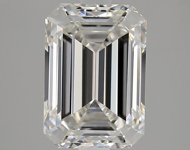 2.1 Carat Emerald Shaped Ideal Cut VS1 GIA Certified Lab Grown Diamond