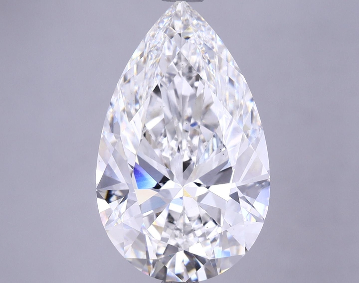 5.06 Carat Pear Shaped Very Good Cut VS2 GIA Certified Lab Grown Diamond