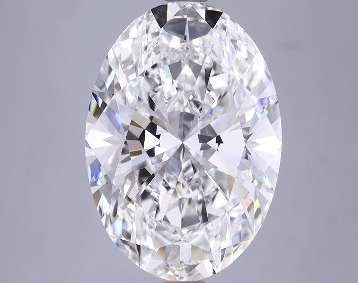 5.08 Carat Oval Shaped Ideal Cut VS2 GIA Certified Lab Grown Diamond