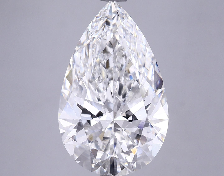 5.16 Carat Pear Shaped Ideal Cut VS2 GIA Certified Lab Grown Diamond