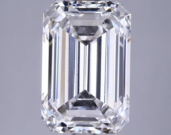 3.56 Carat Emerald Shaped Excellent Cut VS2 GIA Certified Lab Grown Diamond
