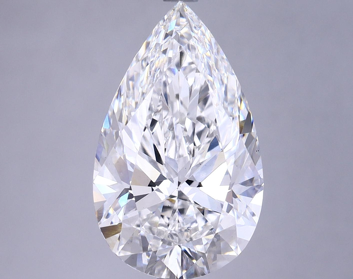 4.7 Carat Pear Shaped Very Good Cut VS2 GIA Certified Lab Grown Diamond