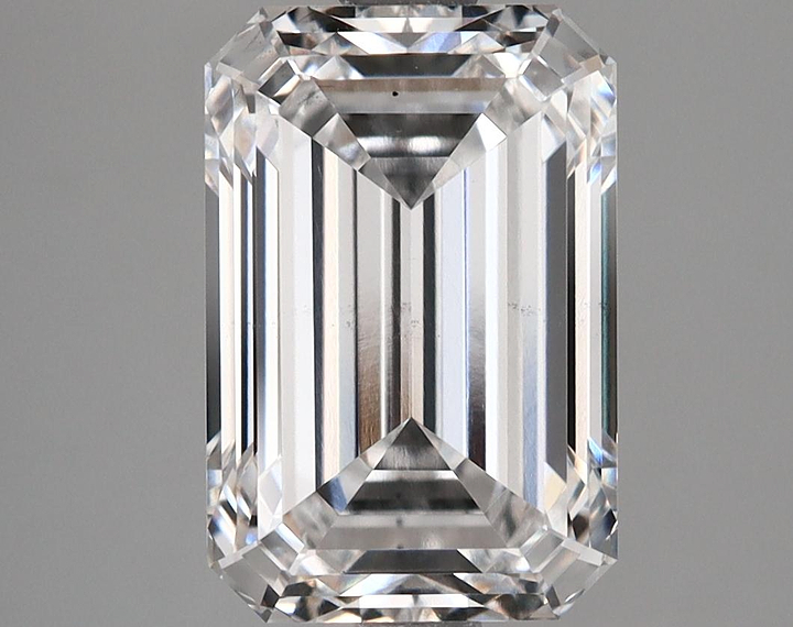 3.11 Carat Emerald Shaped Excellent Cut SI1 GIA Certified Lab Grown Diamond
